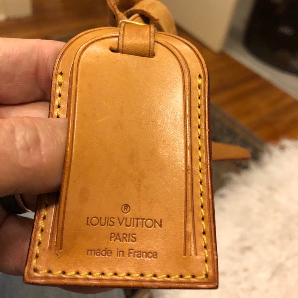 Louis Vuitton luggage tag